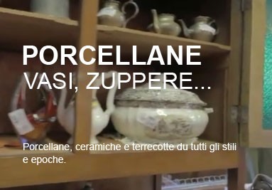 Ceramiche, porcellane e terrecotte.